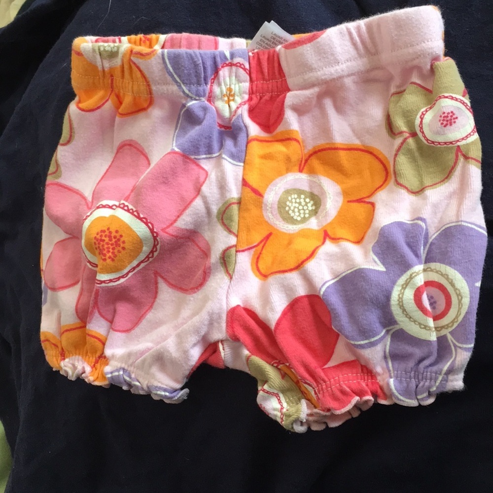 Little girls child of mine shorts 6-9 months